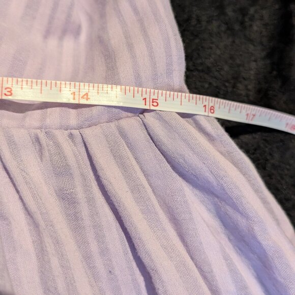 White Birch Women's Lilac Eyelet Lace Ruffle Hem Sundress Purple M - Picture 8 of 12